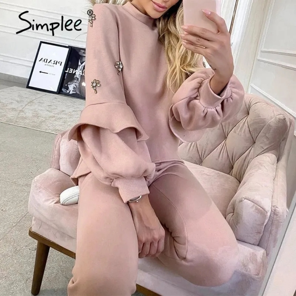 2pc Pink Lounge Set